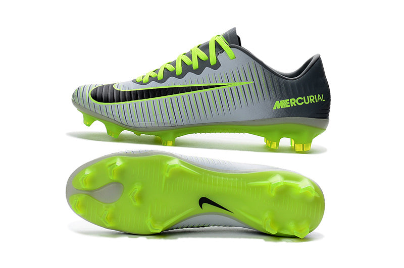 Mercurial Vapor 11 Elite FG - Gris / Jaune / Noir