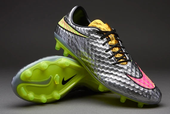Hypervenom Phantom FG Elite - Solv / Guld / Neon