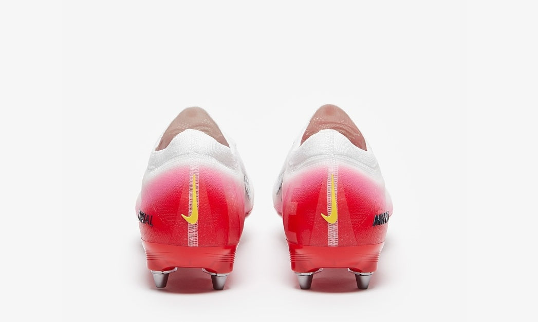 Mercurial Vapor 16 Air Zoom Elite SG vissés - Blanche / Rouge / Rose