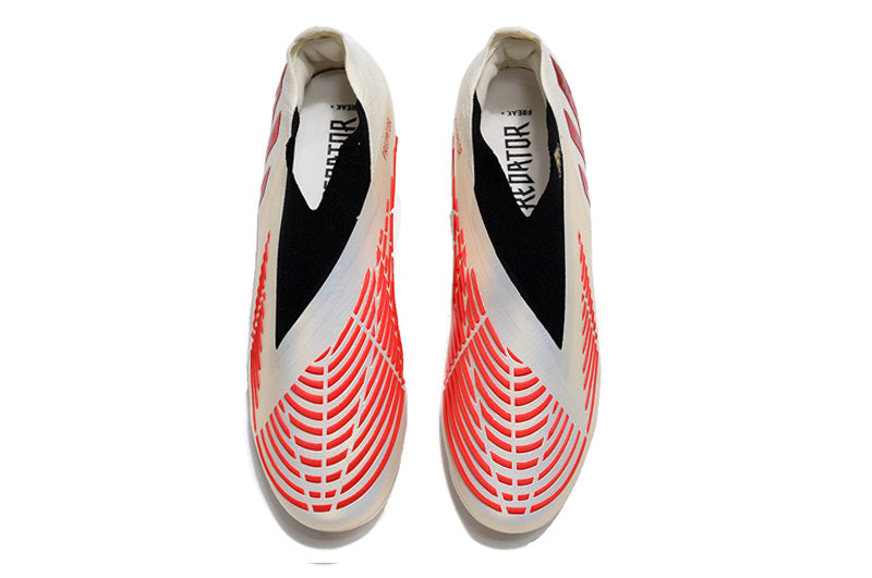 Predator Edge Geometric+ Elite FG - Beige / Rouge