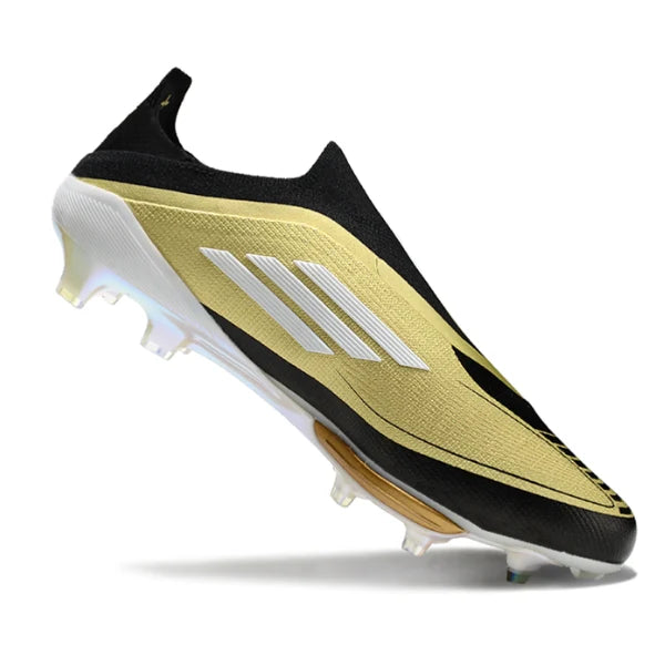 F50+ Elite FG Laceless X Léo Messi - Noir / Blanc / Or