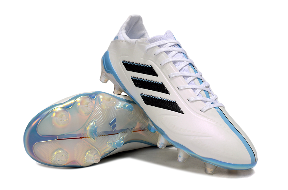 adidas Copa Pure III Elite FG - Gris/Bleu