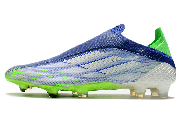 Adidas X Speedflow+ FG Elite - Bleu / Vert / Blanc