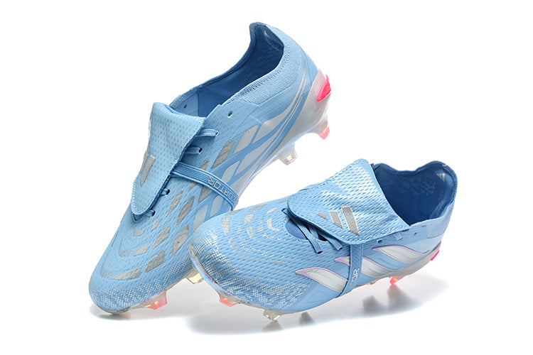 Predator 26 Tongue FG Elite - Bleu ciel / Blanc
