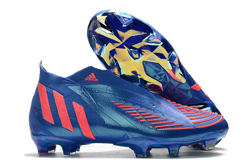 Predator Edge Geometric+ Elite FG - Bleu / Orange