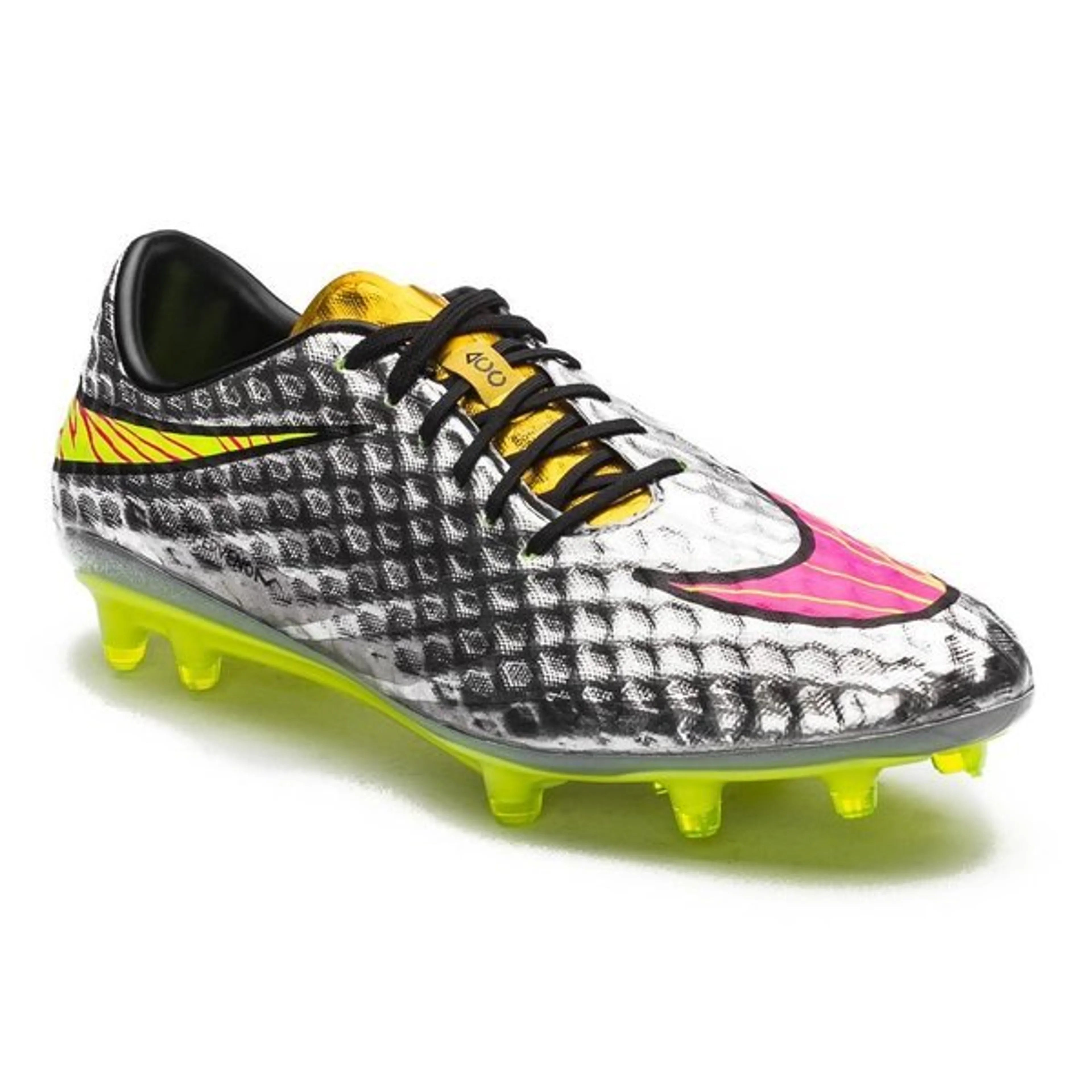 Hypervenom Phantom FG Elite - Solv / Guld / Neon