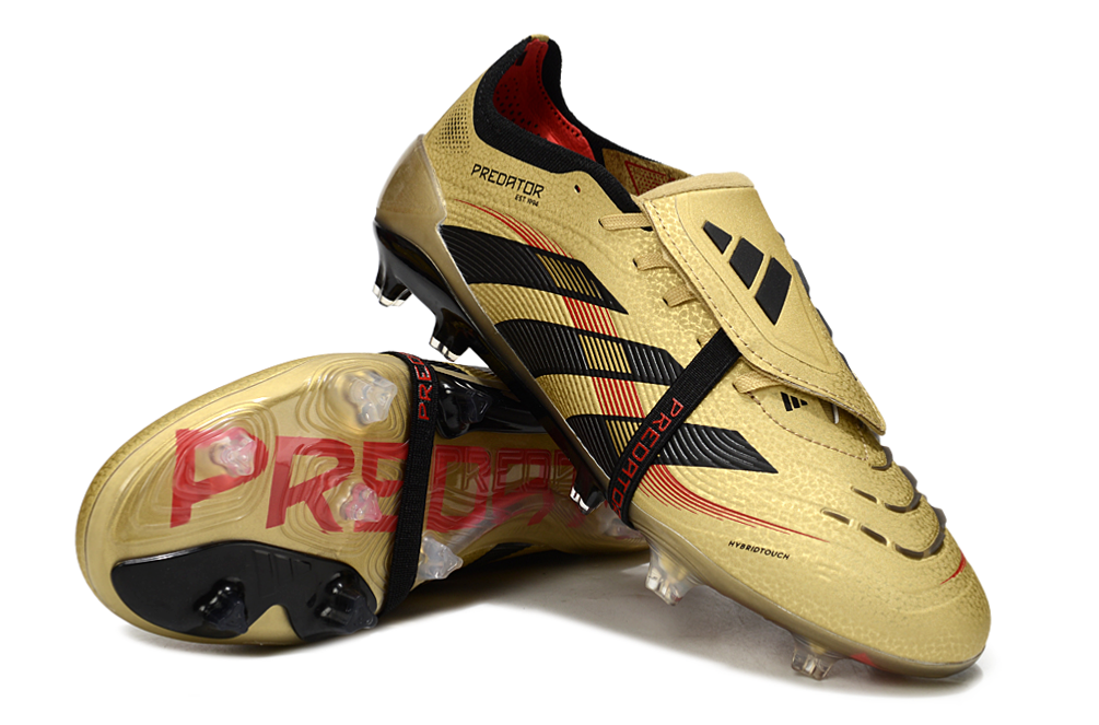 Predator 25 Tongue FG Elite - Doré / Noir / Rouge