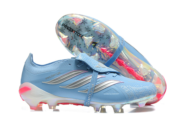 Predator 26 Tongue FG Elite - Bleu ciel / Blanc
