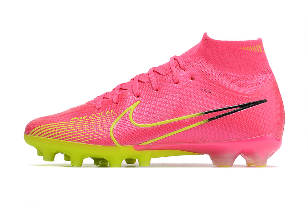 Mercurial Vapor 16 Air Zoom Elite AG - Rose / Jaune fluo