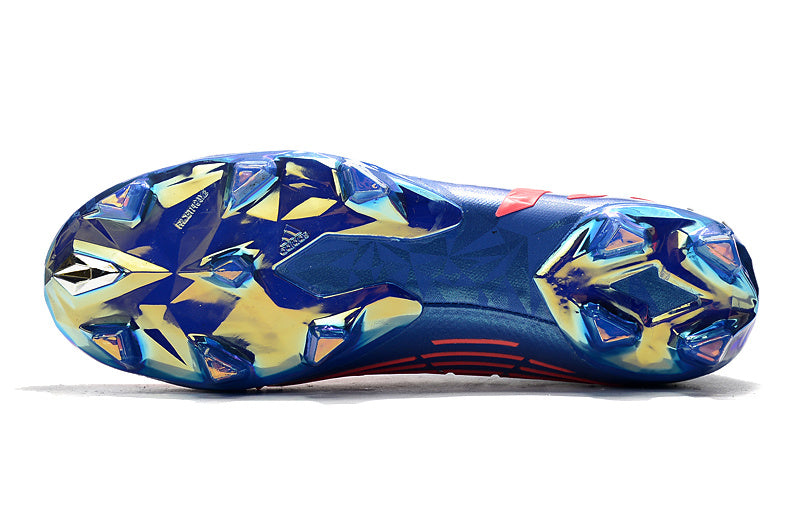 Predator Edge Geometric+ Elite FG - Bleu / Orange