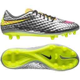 Hypervenom Phantom FG Elite - Solv / Guld / Neon