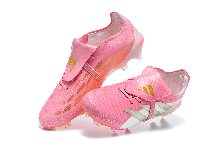 Predator 26 Tongue FG Elite - Rose / Doré / Blanc