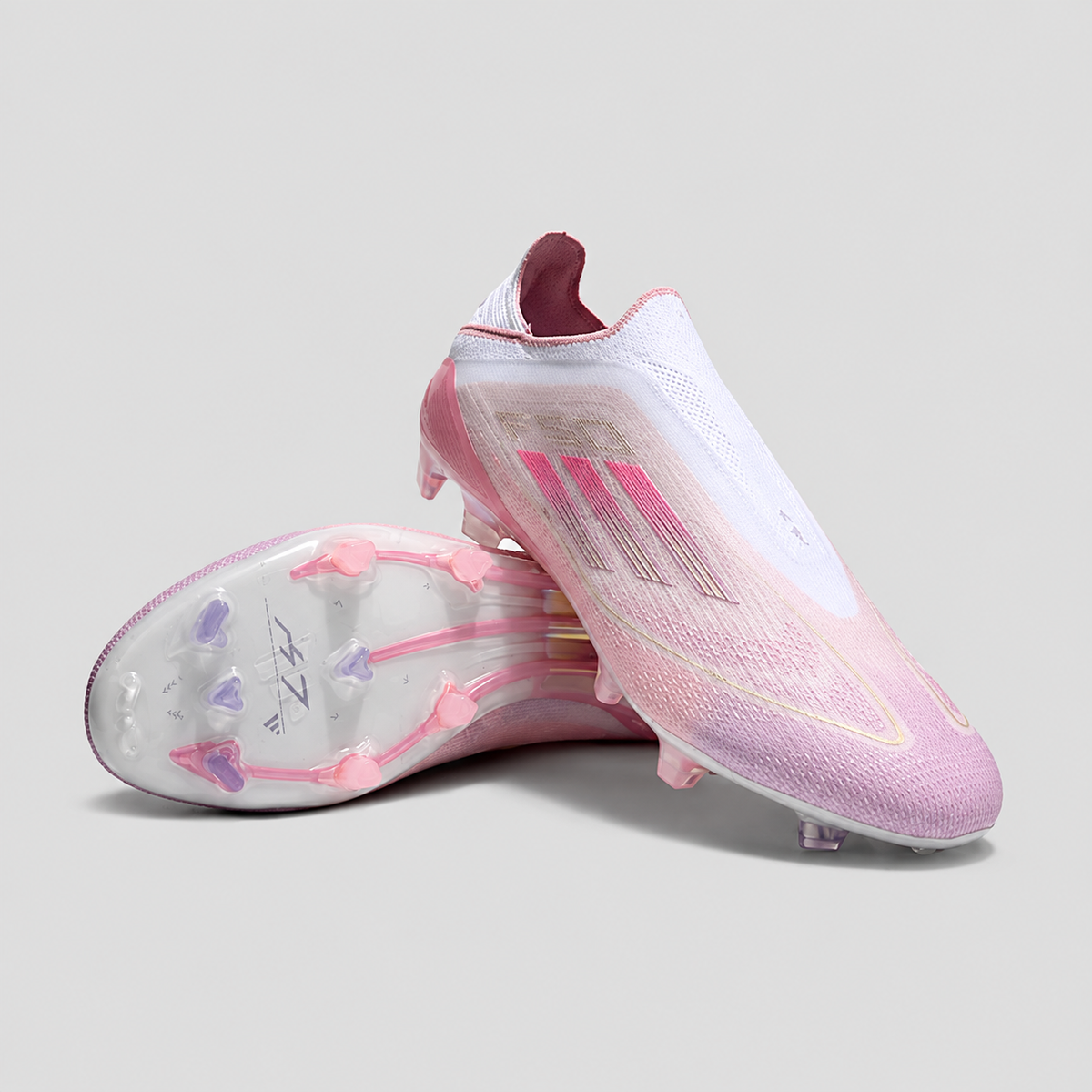 F50 Elite FG Laceless Lamine Yamal 304 Edition Limitée - Rose / Blanc