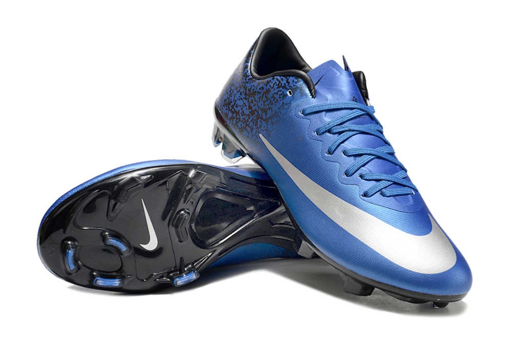 Mercurial Vapor X Elite FG X CR7 - Bleu / Argenté