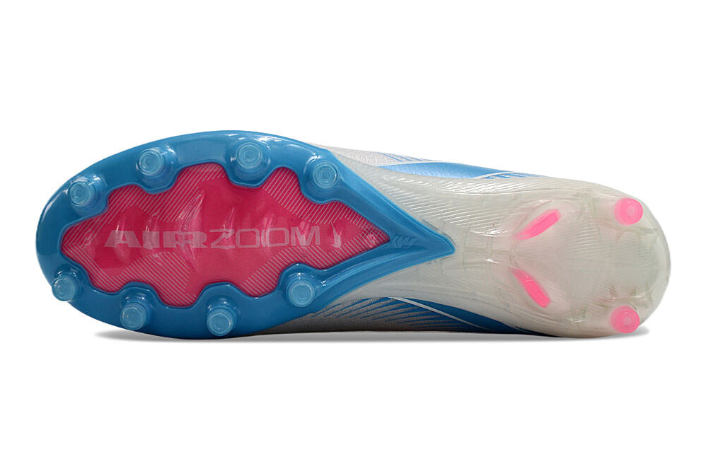 Mercurial Vapor 16 Air Zoom Elite AG - Bleu / Blanc / Rose