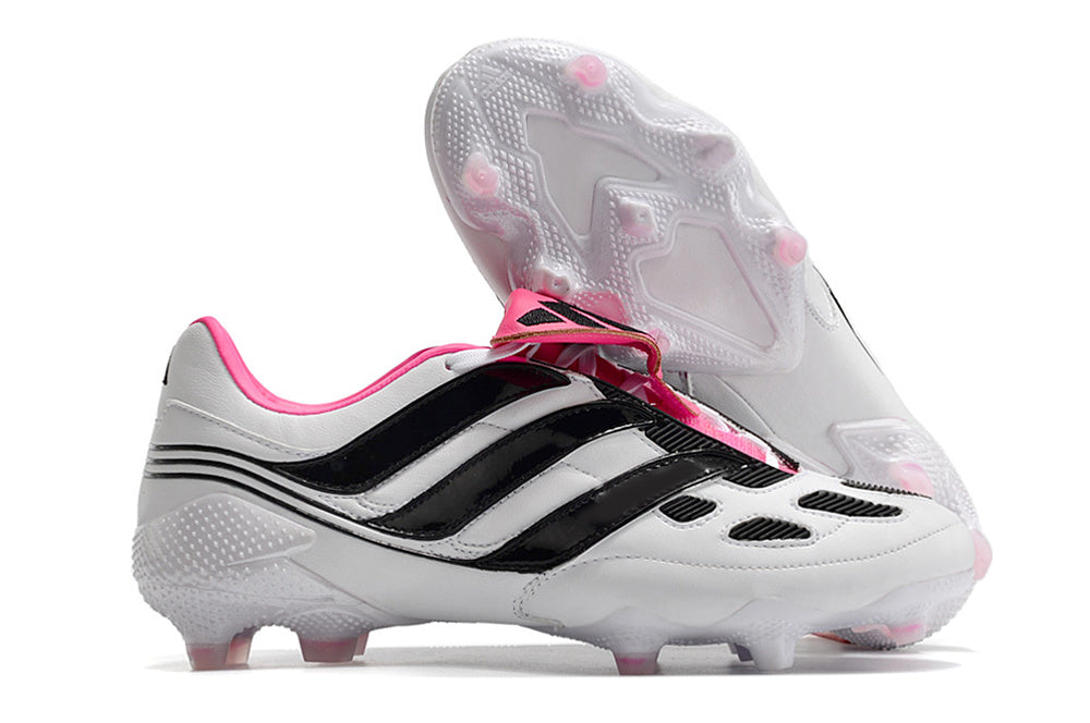 Predator Precision FG - Blanc / Rose / Noir