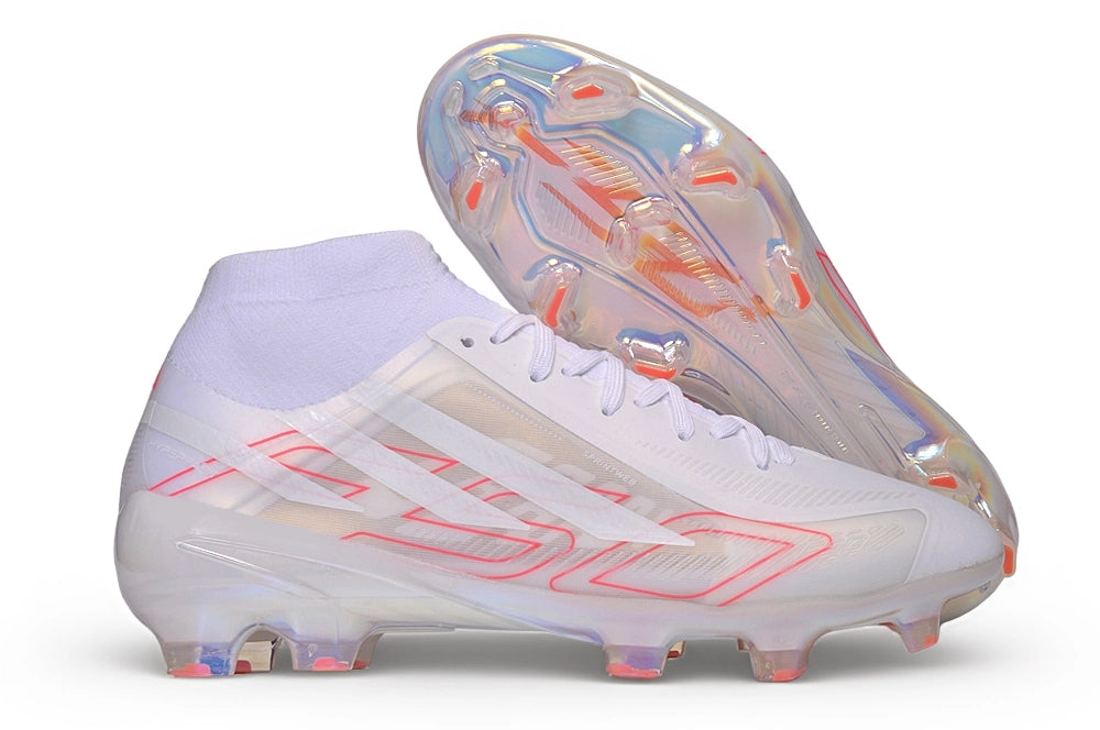 F50 Hyperfast Elite FG Laceless - Ftwr White / Orange