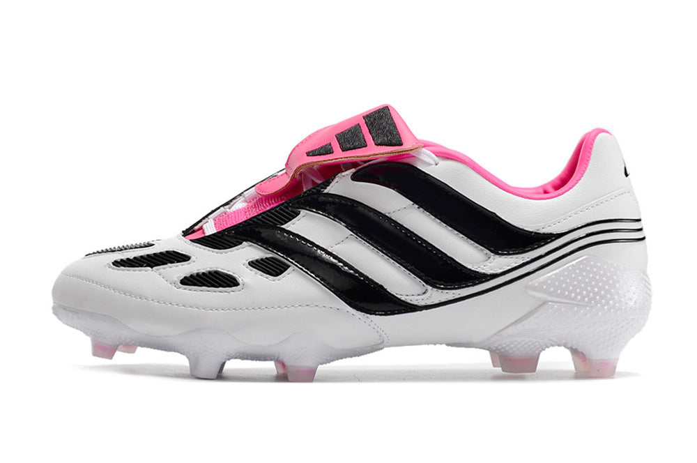 Predator Precision FG - Blanc / Rose / Noir