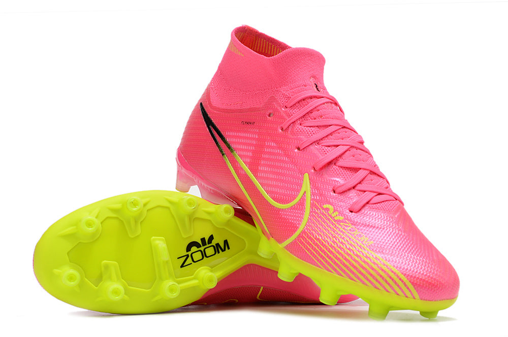 Mercurial Vapor 16 Air Zoom Elite AG - Rose / Jaune fluo