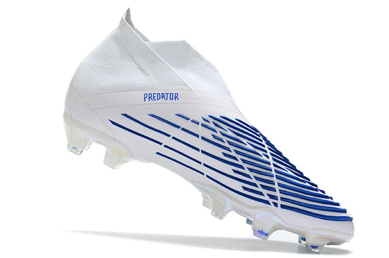 Predator Edge+ Elite FG - Blanc / Bleu