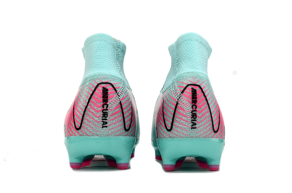 Mercurial Vapor 16 Air Zoom AG Elite - Bleu turquoise / Rose fluo