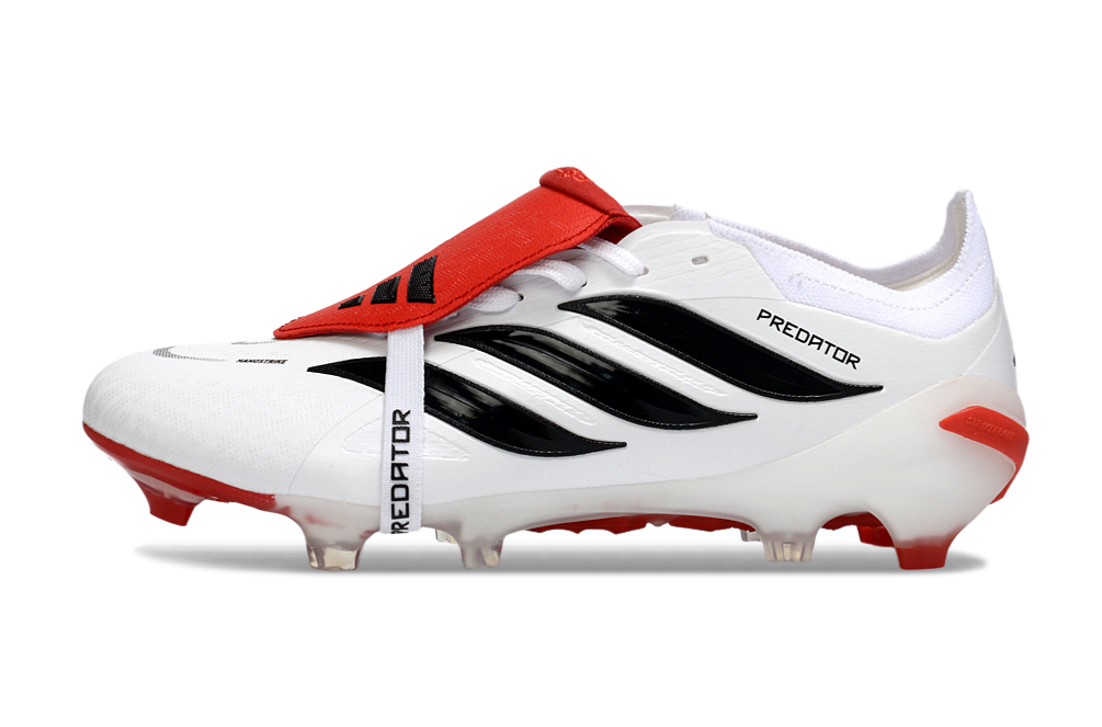 Predator 25 Tongue FG Elite X David Beckham - Rouge / Blanc