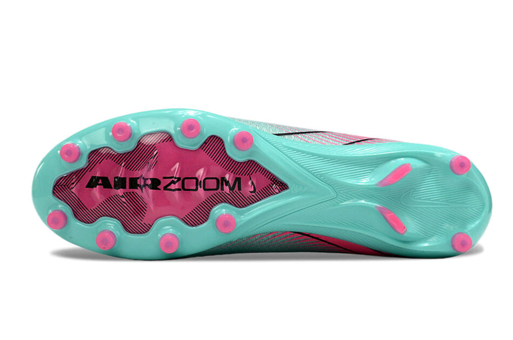 Mercurial Vapor 16 Air Zoom AG Elite - Bleu turquoise / Rose fluo