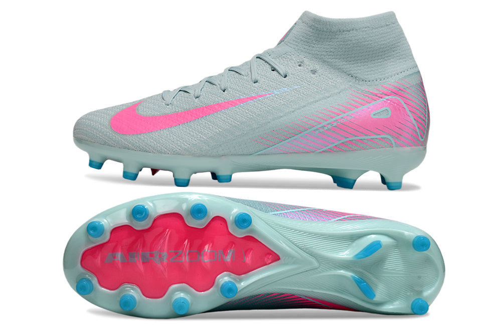 Mercurial Vapor 16 Air Zoom AG Elite - Bleu Océan / Rose vif