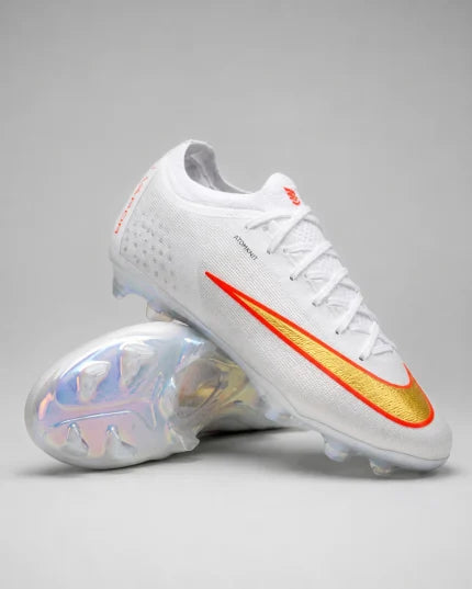 Mercurial Vapor 17 Elite FG - White Platinium / Gold