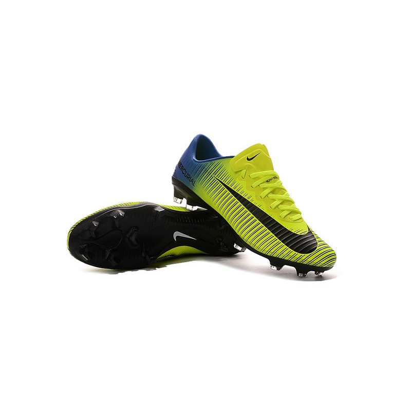 Mercurial Vapor 11 Elite FG - Jaune / Bleu